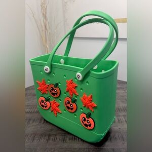 Green Themed Tote Bag